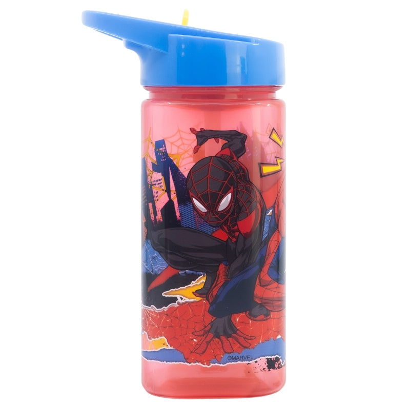 SQUARE WATER BOTTLE 510 ML SPIDERMAN MOVING TARGET