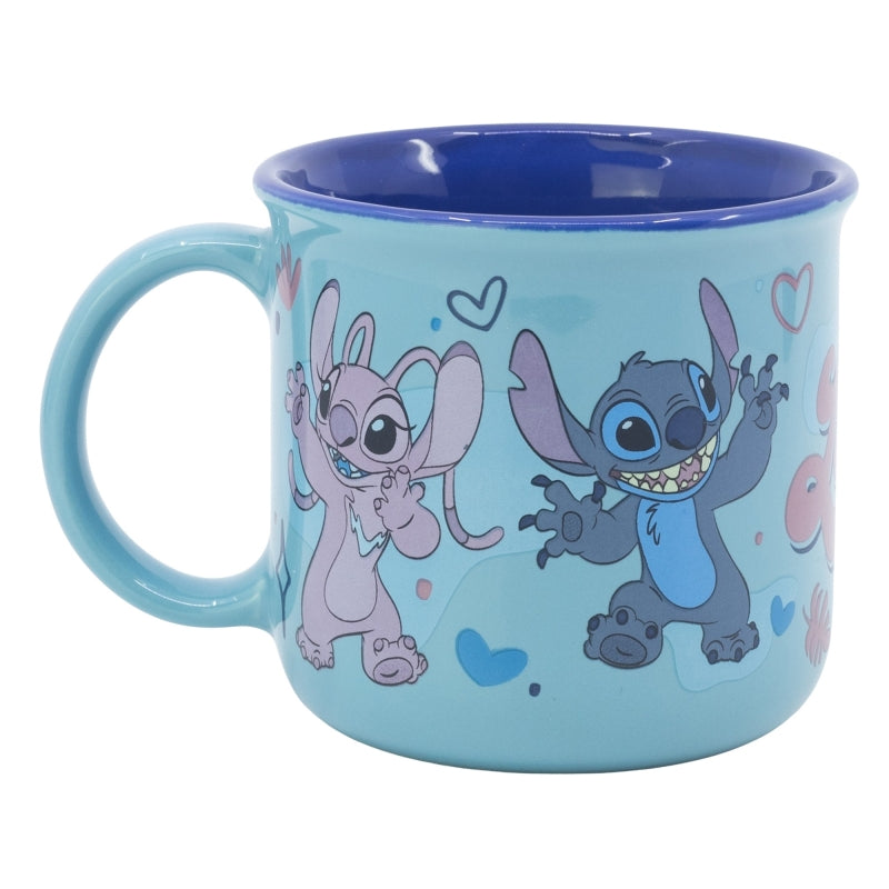 FULL DECO CERAMIC MUG 12 OZ IN GIFT BOX STITCH