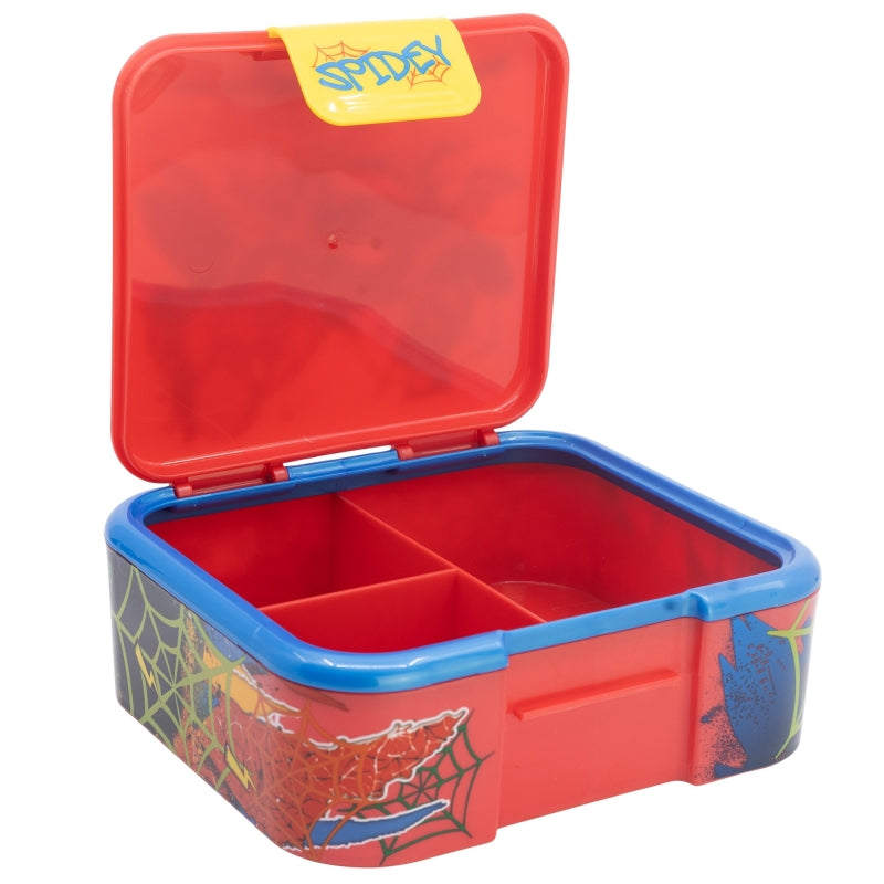 Spider-Man Moving Target Supreme Lunchbox met Vakken – BPA-vrije Broodtrommel voor Kinderen