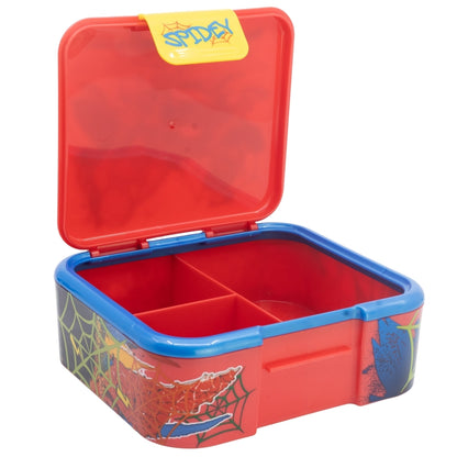 Spider-Man Moving Target Supreme Lunchbox met Vakken – BPA-vrije Broodtrommel voor Kinderen
