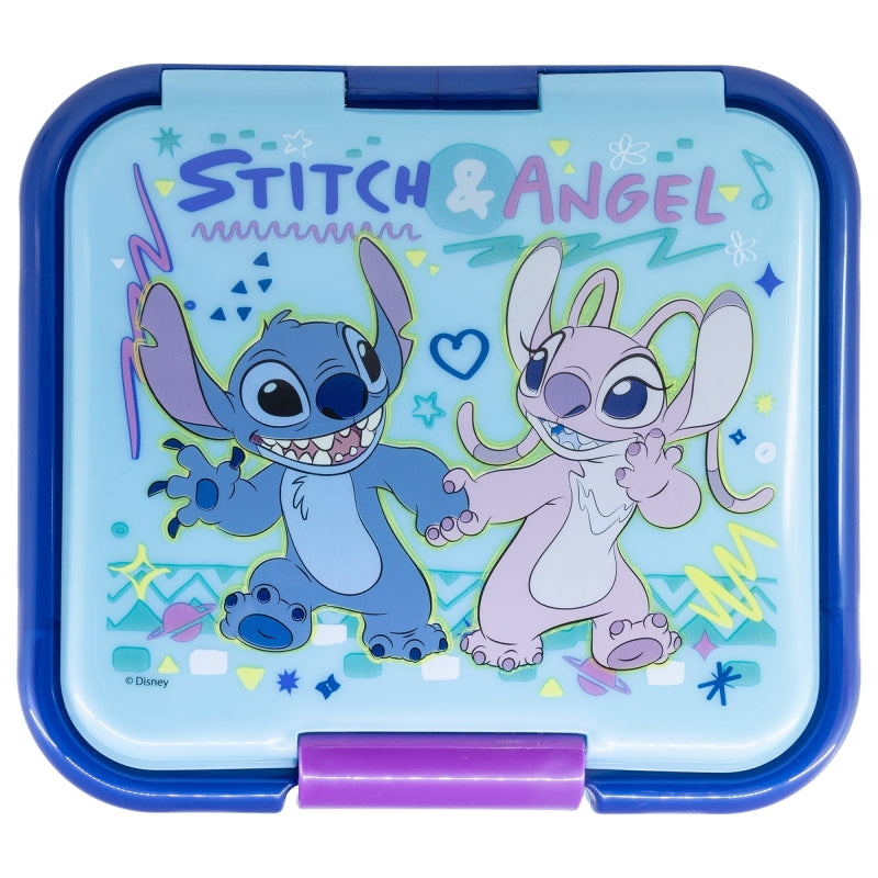Stitch Drawing Supreme Lunchbox met Vakken – BPA-vrije Broodtrommel voor Kinderen