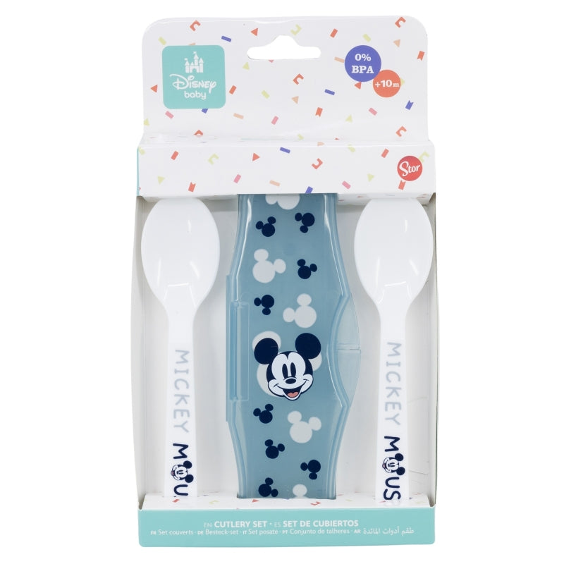 Mickey Mouse Full of Smiles Peuterlepels Set – Vrolijk Eten met Mickey!