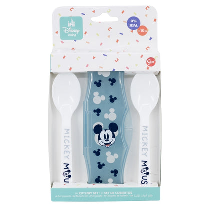 Mickey Mouse Full of Smiles Peuterlepels Set – Vrolijk Eten met Mickey!