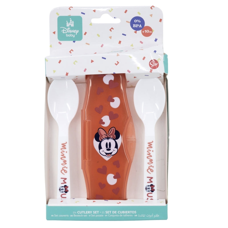 Minnie Mouse Heart Full Peuterlepels Set – Lief Eten met Minnie!