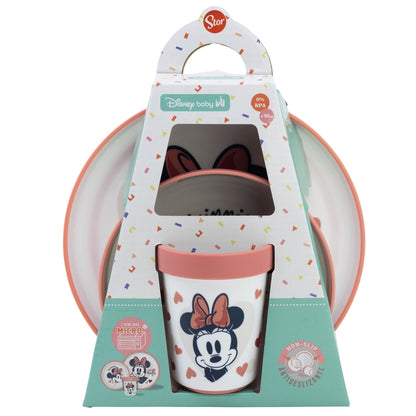 Minnie Mouse Heart Full Peuterservies Set – Lief Eten met Minnie!