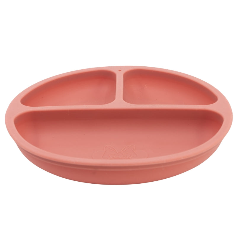 TODDLER DIVIDED SILICONE PLATE MINNIE MOUSE