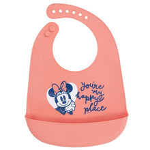 Minnie Mouse Heart Full Siliconen Slabbetje – Liefdevolle Eetmomenten!
