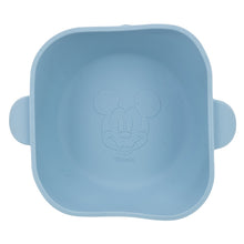 TODDLER SQUARE SILICONE BOWL SUCTION SYSTEM MICKEY MOUSE