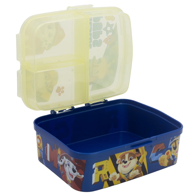 Paw Patrol Boy Rescue Pups XL Lunchbox met 4 Vakken – BPA-vrije Broodtrommel voor Kinderen