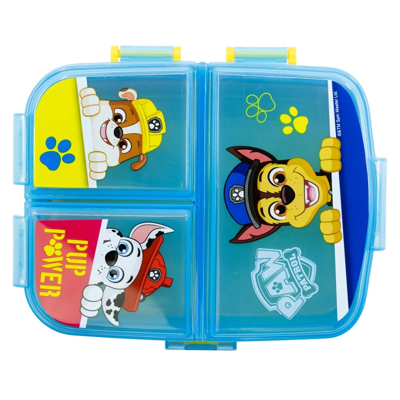 Paw Patrol Pup Power XL Lunchbox met 4 Vakken – BPA-vrije Broodtrommel voor Kinderen
