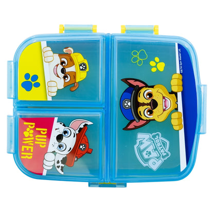 Paw Patrol Pup Power XL Lunchbox met 4 Vakken – BPA-vrije Broodtrommel voor Kinderen