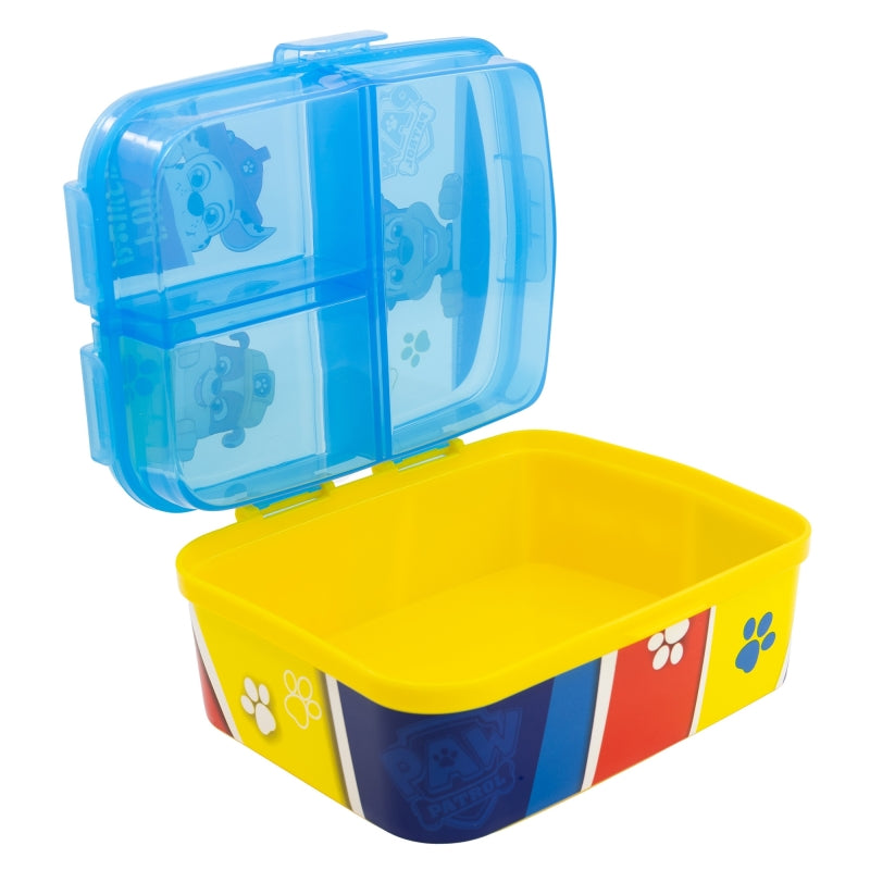 Paw Patrol Pup Power XL Lunchbox met 4 Vakken – BPA-vrije Broodtrommel voor Kinderen