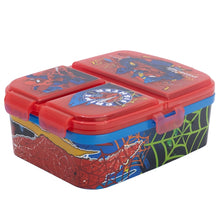 Spider-Man Moving Target XL Lunchbox met 4 Vakken – BPA-vrije Broodtrommel voor Kinderen